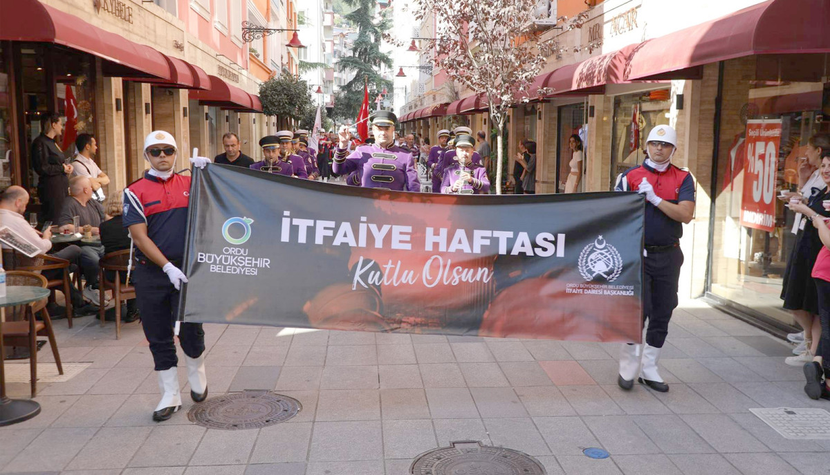 ORDU’DA İTFAİYE HAFTASI KUTLANIYOR