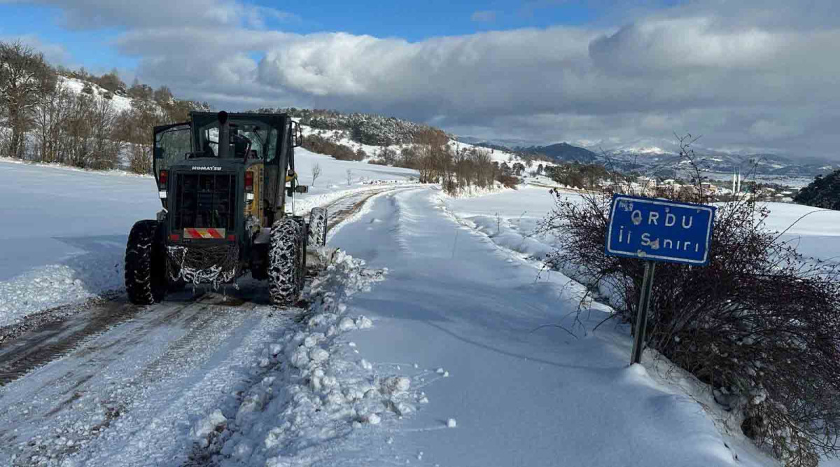 ORDU’DA YOLLAR AÇIK